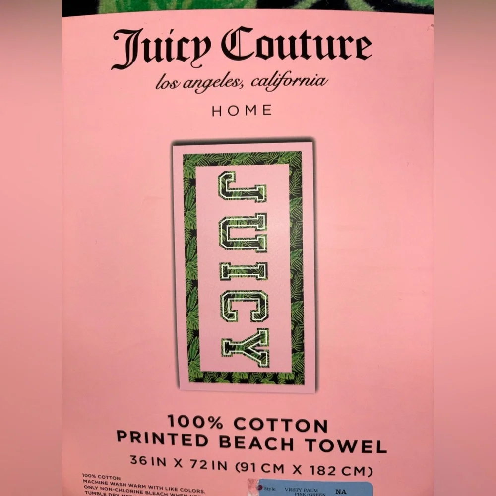 🎀 Juicy Couture Beach Towel